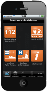aplicatie iphone - insurance assistance